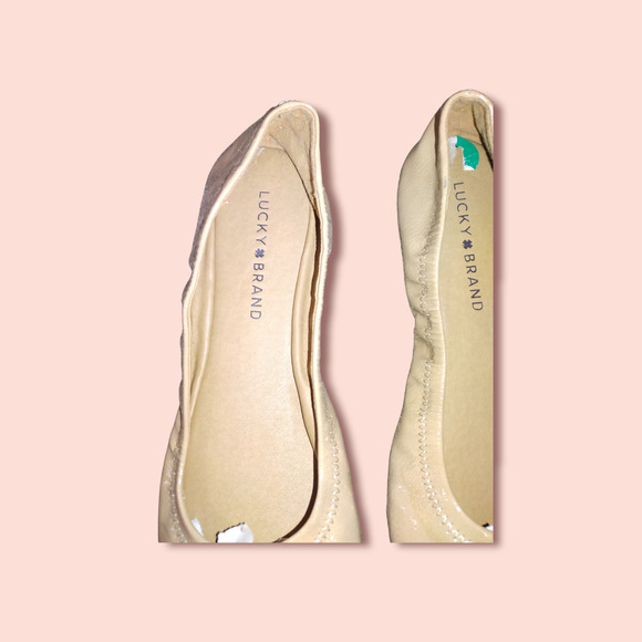 Lucky Brand Nude Flats, Size 8 - Picture 2 of 4